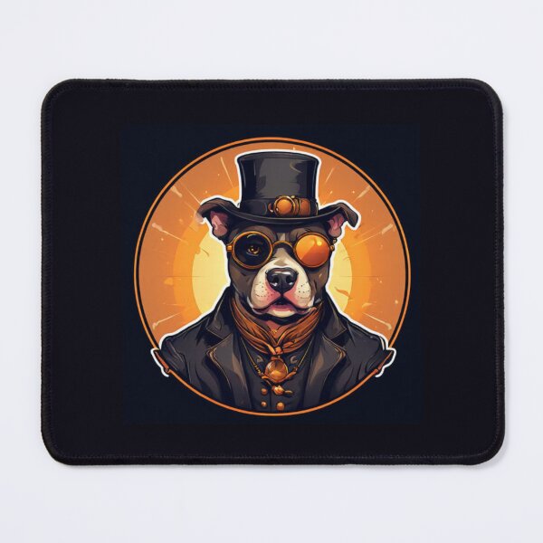 Item preview, Steampunk Pitbull Art designed and sold by Planetporridge.
