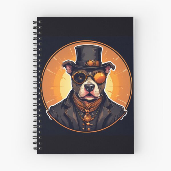 Item preview, Steampunk Pitbull Art designed and sold by Planetporridge.