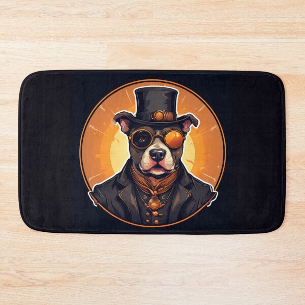 Item preview, Steampunk Pitbull Art designed and sold by Planetporridge.