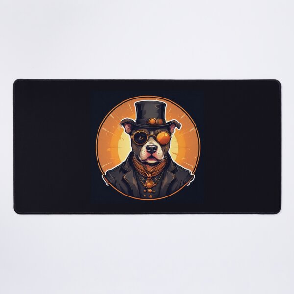 Item preview, Steampunk Pitbull Art designed and sold by Planetporridge.