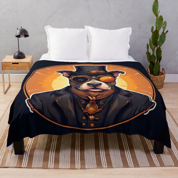 Item preview, Steampunk Pitbull Art designed and sold by Planetporridge.