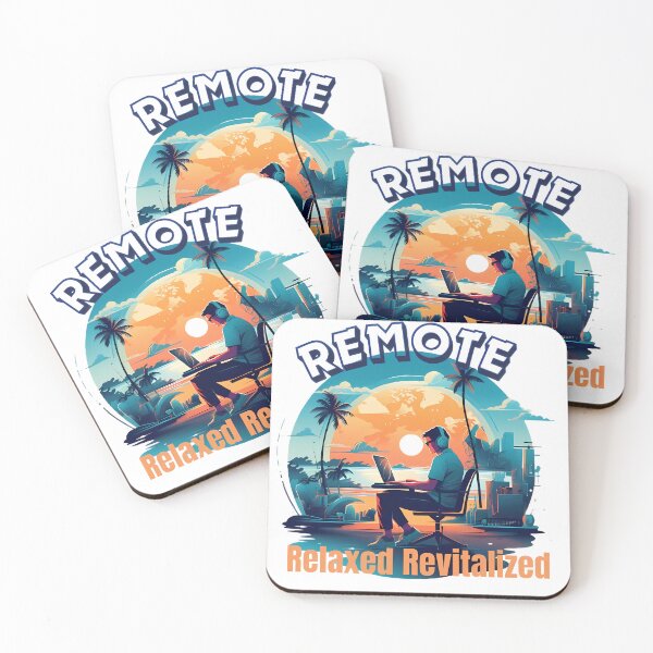 Item preview, Sunset Sessions: The Remote Work Paradise designed and sold by aiart-cutegirl.