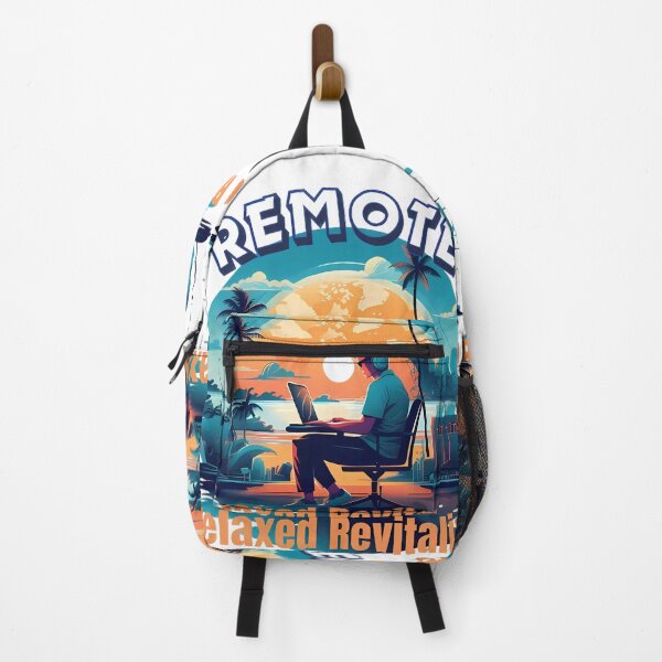 Item preview, Sunset Sessions: The Remote Work Paradise designed and sold by aiart-cutegirl.