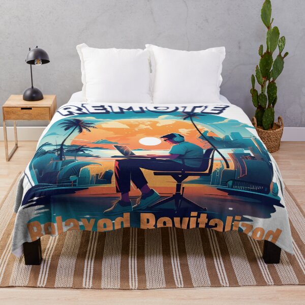 Item preview, Sunset Sessions: The Remote Work Paradise designed and sold by aiart-cutegirl.