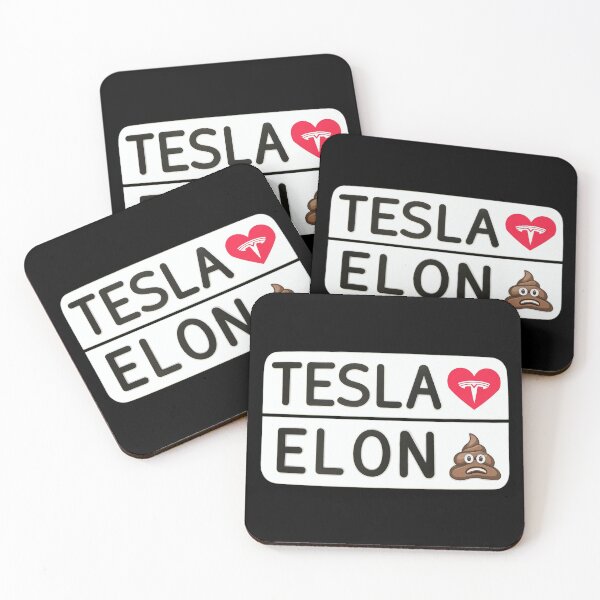 Item preview, Tesla Parody License Plate - Bumper Sticker designed and sold by RuyaFab.