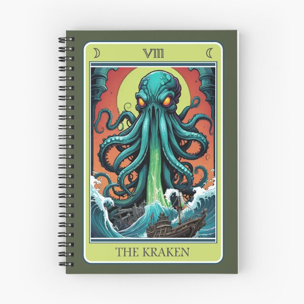 Item preview, Fun tarot card (#08): The Kraken [Create a set!] designed and sold by SolidEarthArt.