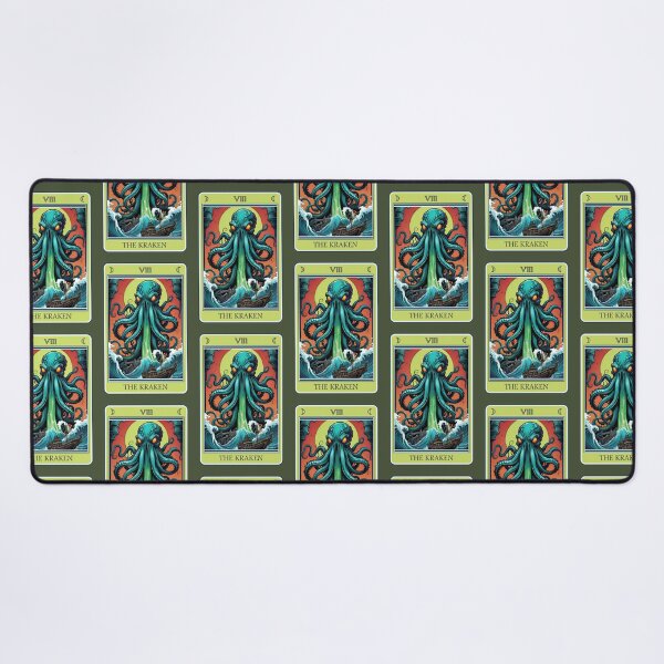 Item preview, Fun tarot card (#08): The Kraken [Create a set!] designed and sold by SolidEarthArt.