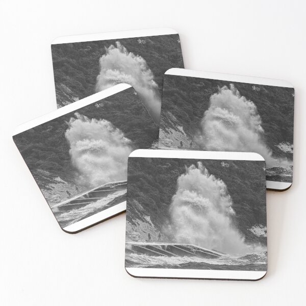 Item preview, Black and White of storm at Folkestone Warren designed and sold by rogerstanger.