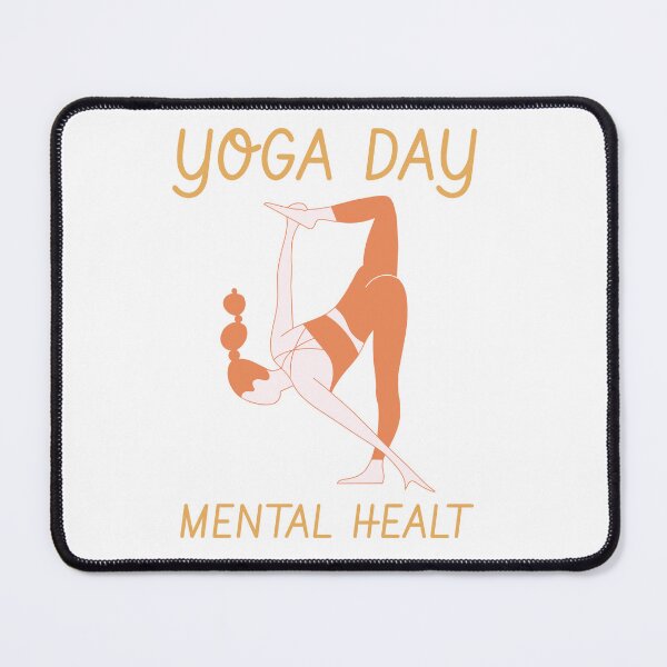 Item preview, YOGA DAY Mental health designed and sold by santiagoml.