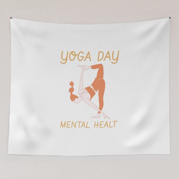 Item preview, YOGA DAY Mental health designed and sold by santiagoml.
