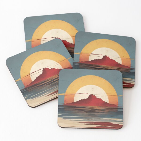 Item preview, The island at sunset designed and sold by TrendyTextiles.
