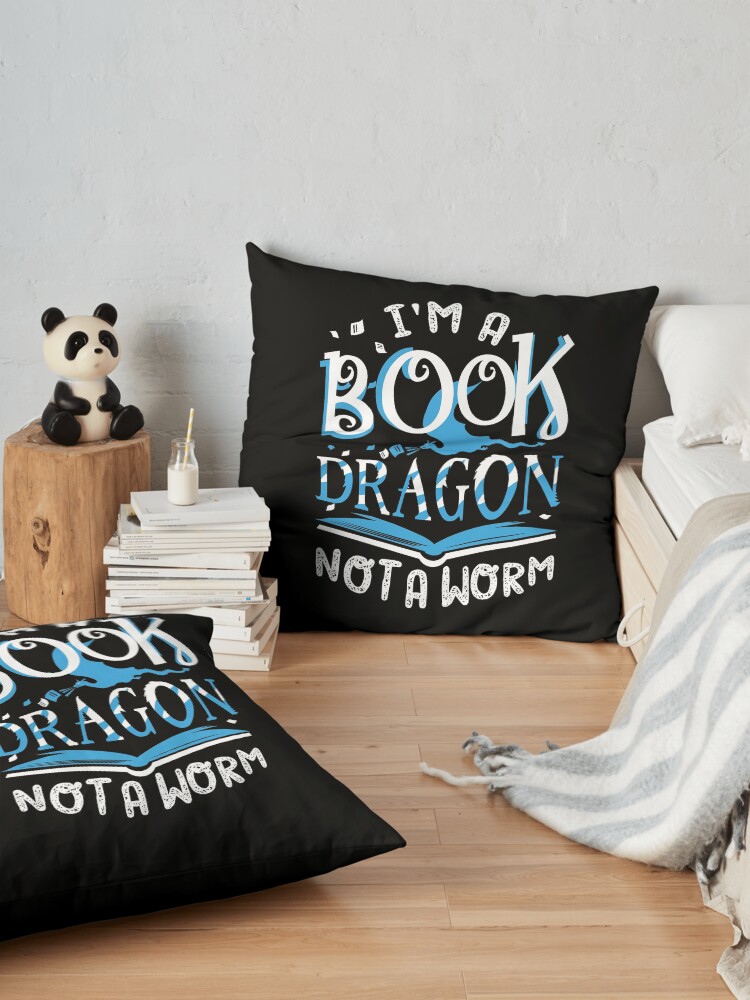 Alternate view of Book Dragon Floor Pillow