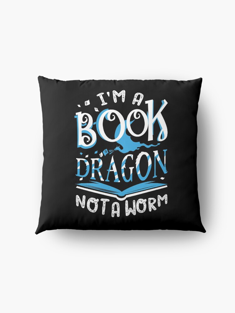 Alternate view of Book Dragon Floor Pillow