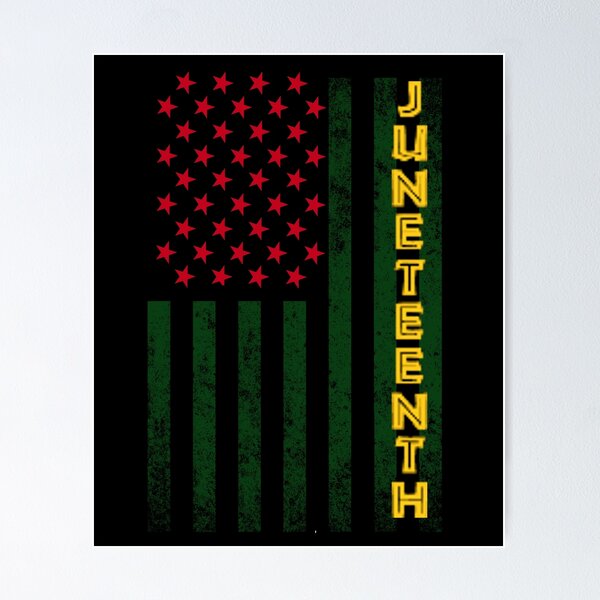 Item preview, Juneteenth Freedom Day American Flag with African Colors designed and sold by highparkoutlet.
