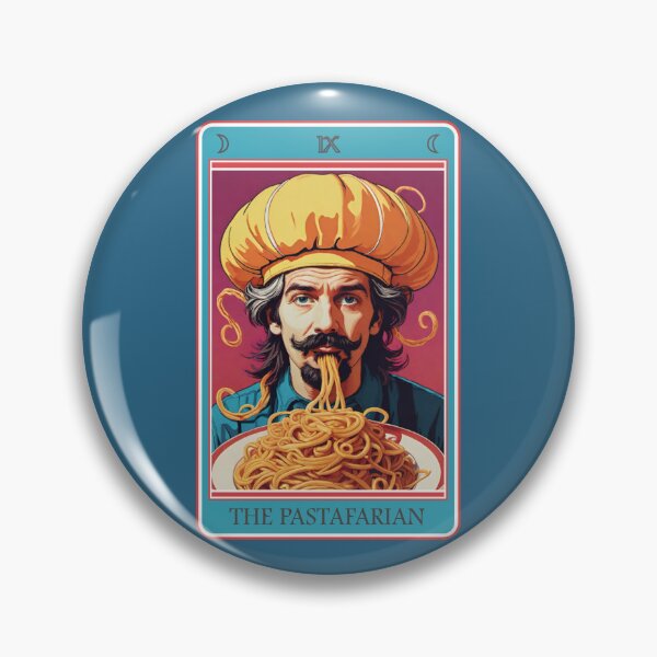 Item preview, Fun tarot card (#09): The Pastafarian [Create a set!] designed and sold by SolidEarthArt.