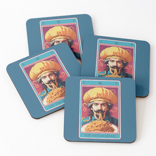 Item preview, Fun tarot card (#09): The Pastafarian [Create a set!] designed and sold by SolidEarthArt.