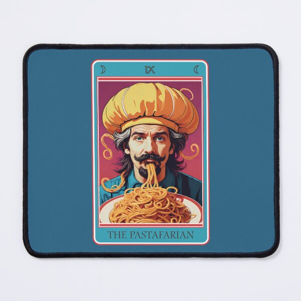 Item preview, Fun tarot card (#09): The Pastafarian [Create a set!] designed and sold by SolidEarthArt.