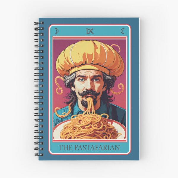 Item preview, Fun tarot card (#09): The Pastafarian [Create a set!] designed and sold by SolidEarthArt.