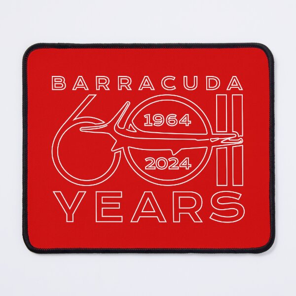 Item preview, 60th Anniversary - Barracuda Text Design (Reverse on Red) designed and sold by Justin Ellis.