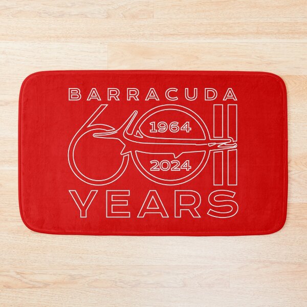 Item preview, 60th Anniversary - Barracuda Text Design (Reverse on Red) designed and sold by Justin Ellis.