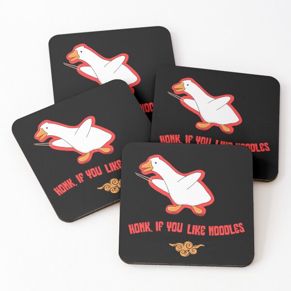 Item preview,  Cute Japan Goose Likes Eating Spaghetti - Funny Noodle Goose designed and sold by ButtonBonanza.
