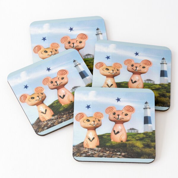 Item preview, Midcentury Salt and Pepper Shakers - 'Lighthouse Mice' designed and sold by Nikki Fortuin Arts & Crafts.