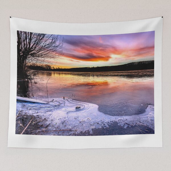 Item preview, Lago Fordwich y amanecer helado designed and sold by rogerstanger.