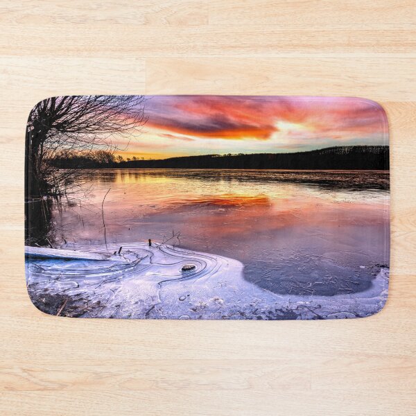 Item preview, Fordwich Lake and Icy Sunrise designed and sold by rogerstanger.