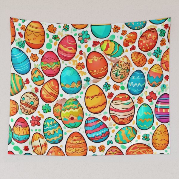 Item preview, Holiday Egg-themed Art designed and sold by Health And Fitness Posts e-Store.