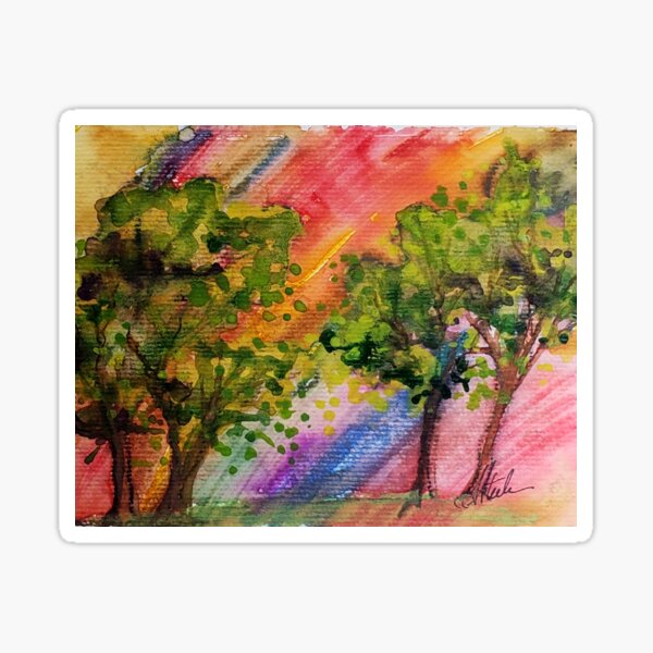 The Trees Clap Their Hands - by TSteele.Art Sticker