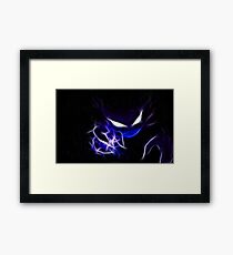 Haunter Cool Pokemon Framed Print