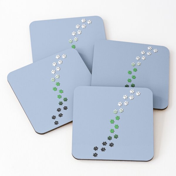 Item preview, Pawsitivily Adorable Nutrois Pride Flag Paw Prints, Nutrois Pride Design designed and sold by Travelslightly.