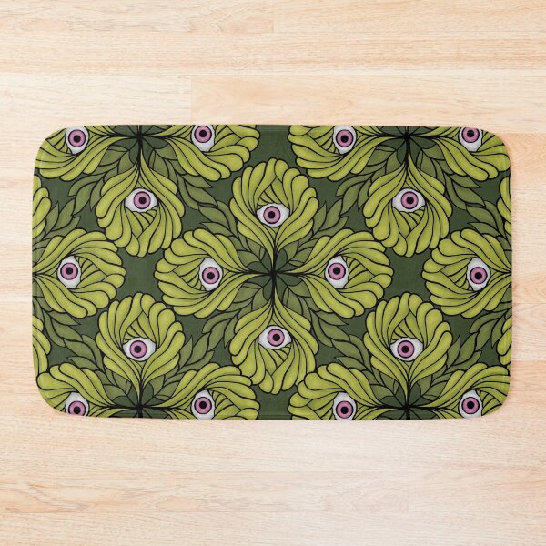 Item preview, Spring Plant Botanical Fantasy - Green Kaleidoscope Pattern designed and sold by Boriana Giormova.