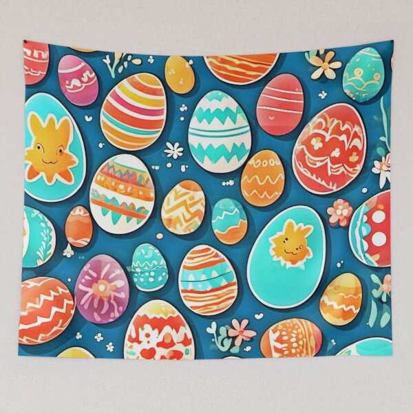Item preview, Easter Bunny Illustration Art designed and sold by Health And Fitness Posts e-Store.