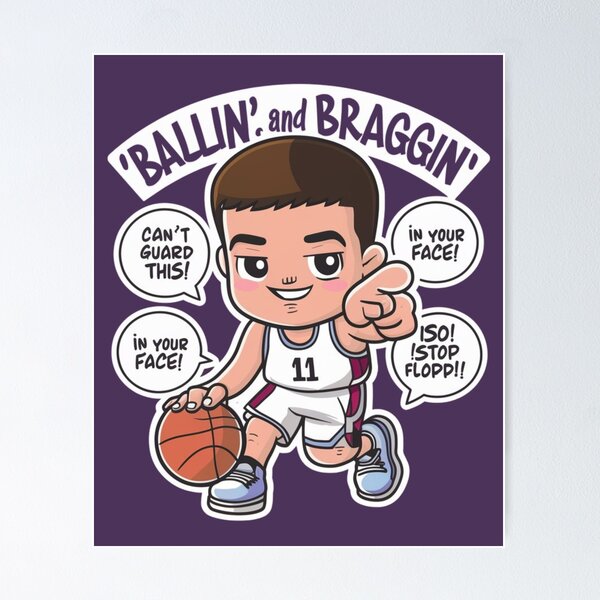 Item preview, Ballin' and Braggin - Kawaii designed and sold by Rockin-Rainbow.