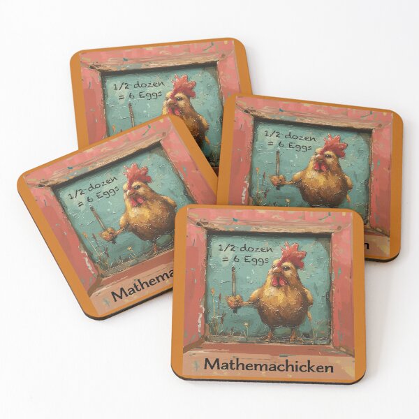 Item preview, Mathemachicken! Fraction Fowls! designed and sold by Cleverist1.