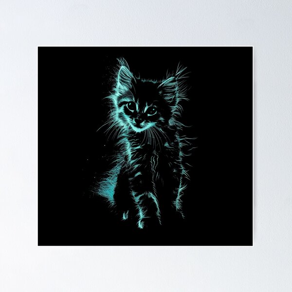 Item preview, Glowing Feline designed and sold by Digital-Lys.
