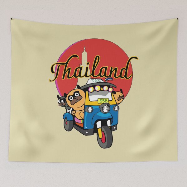 Item preview, Tuk Tuk Pug designed and sold by Huebucket.