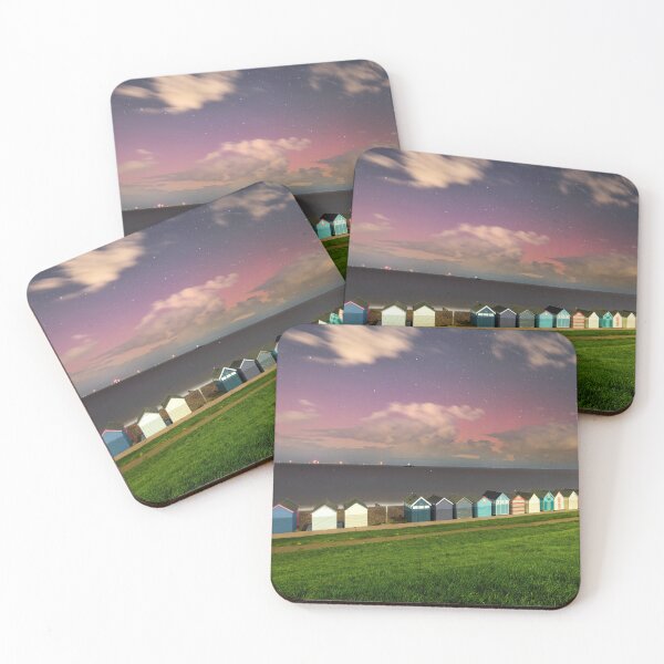 Item preview, Herne Bay Northern Lights and Beach huts designed and sold by rogerstanger.