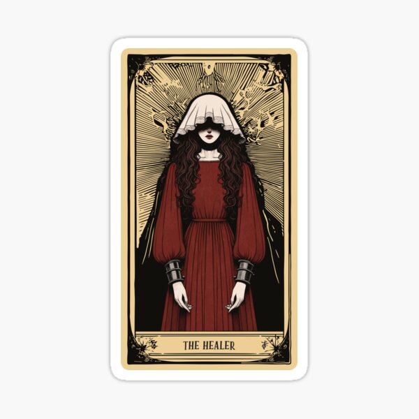 Item preview, The Healer Tarot Card designed and sold by NERoots.