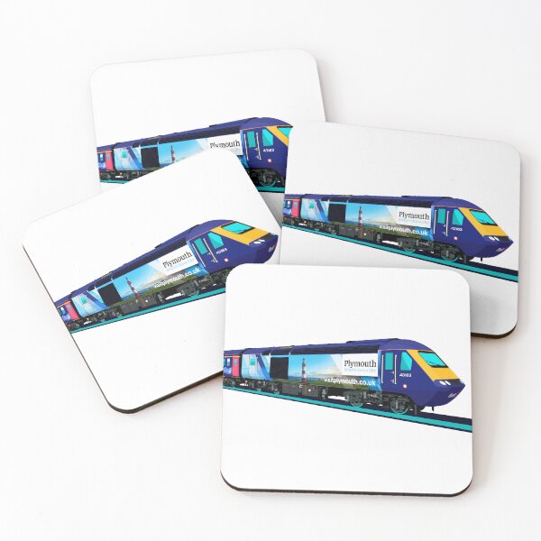 Item preview, Class 43 HST - Power Car 43163 - PLYMOUTH Britain's Ocean City designed and sold by MarkGeorgeArt.