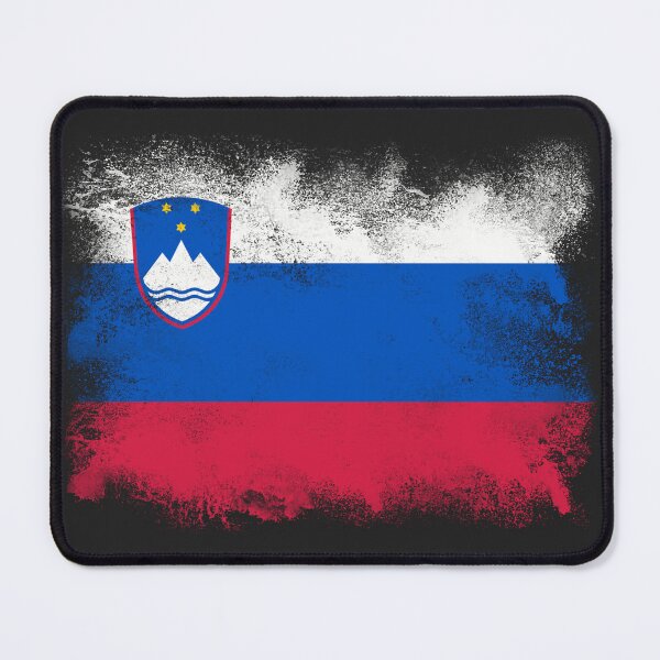 Item preview, Slovenia Flag designed and sold by psychoshadow.