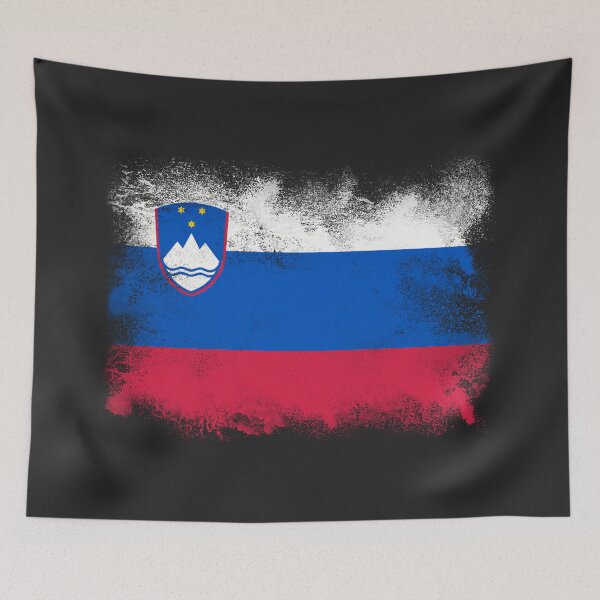 Item preview, Slovenia Flag  designed and sold by psychoshadow.
