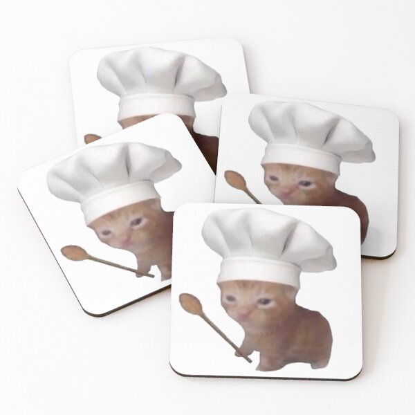 Item preview, cat chef meme designed and sold by sofiaguida.