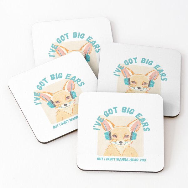 Item preview, Big Ears But I Don’t Wanna Hear You designed and sold by PunnyPawsArt.