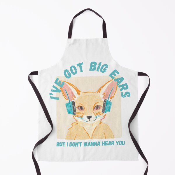 Item preview, Big Ears But I Don’t Wanna Hear You designed and sold by PunnyPawsArt.