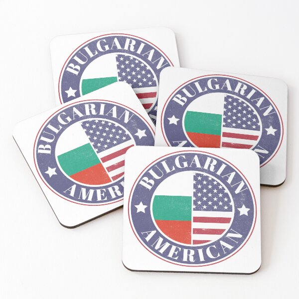Item preview, Proud Bulgarian-American Badge - Bulgaria Flag designed and sold by chrisrivait.