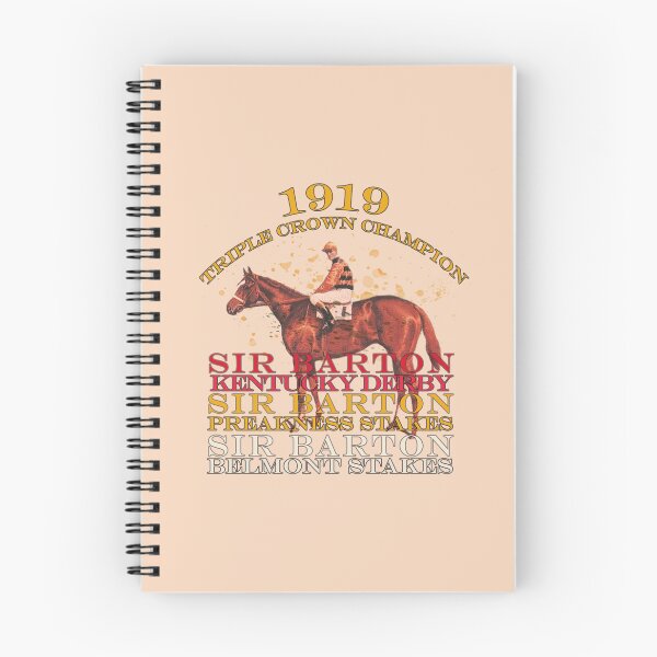 Item preview, 1919 Triple Crown Champion Sir Barton horse racing design designed and sold by Ginny Luttrell.