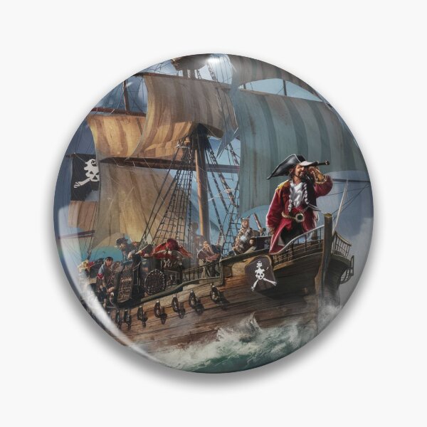Item preview, Pirate ship on rough seas designed and sold by Andersong.