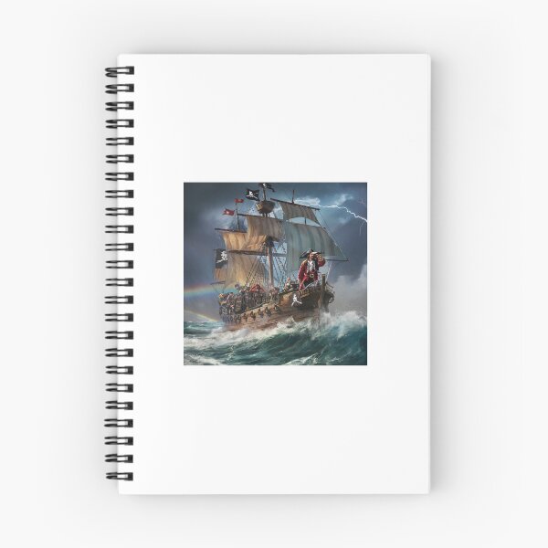 Item preview, Pirate ship on rough seas designed and sold by Andersong.